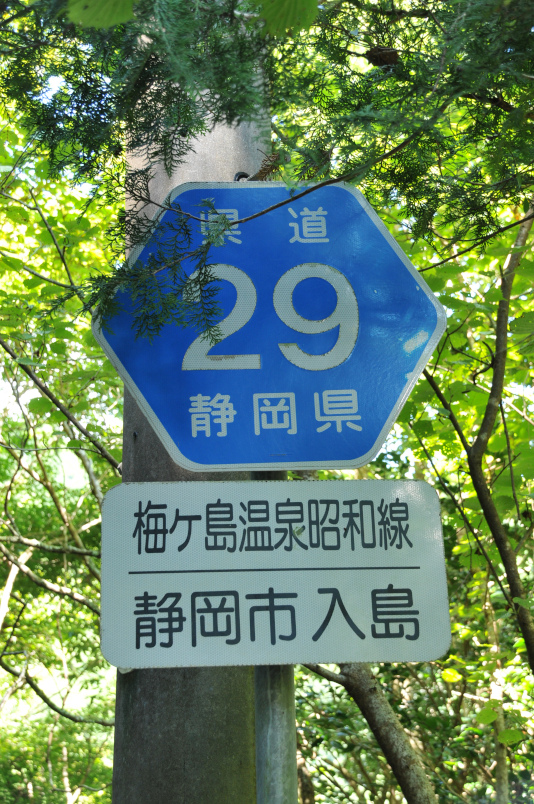 静岡県道29号　梅ケ島温泉昭和線　G地点（2020年9月撮影）
