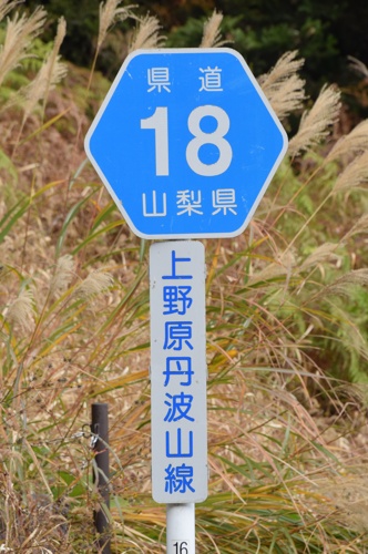 山梨県道18号　上野原丹波山線　C 地点