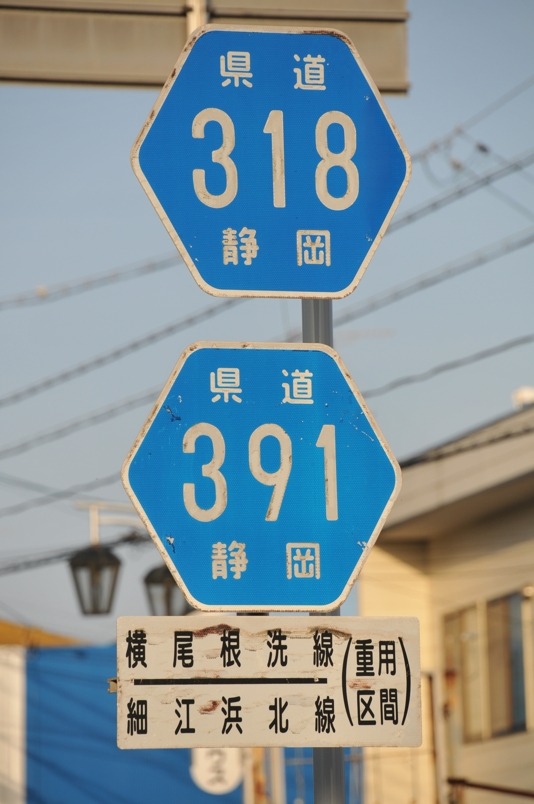 静岡県道318号　横尾根洗線